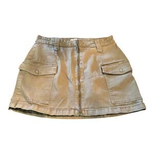 SO Green Cargo Skirt Juniors Size 17/33W